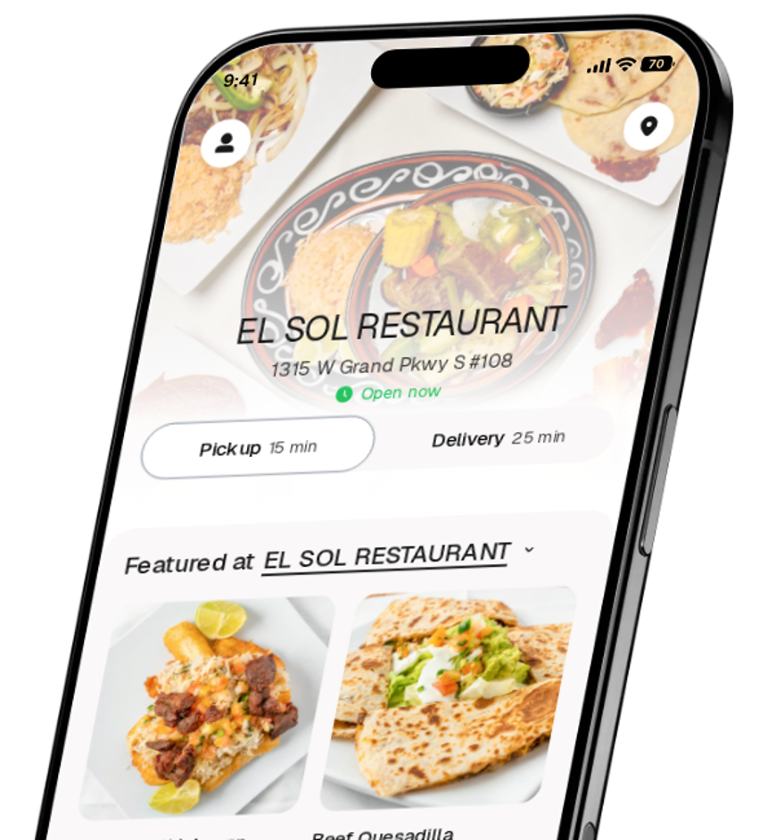 EL SOL RESTAURANT app preview