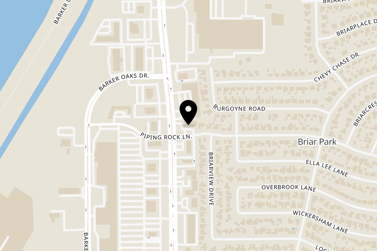 Map showing the location of EL SOL RESTAURANT Houston on 14510 Piping Rock Ln in Houston